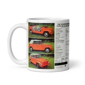 1972 Volkswagon Thing Sales Brochure Coffee Mug