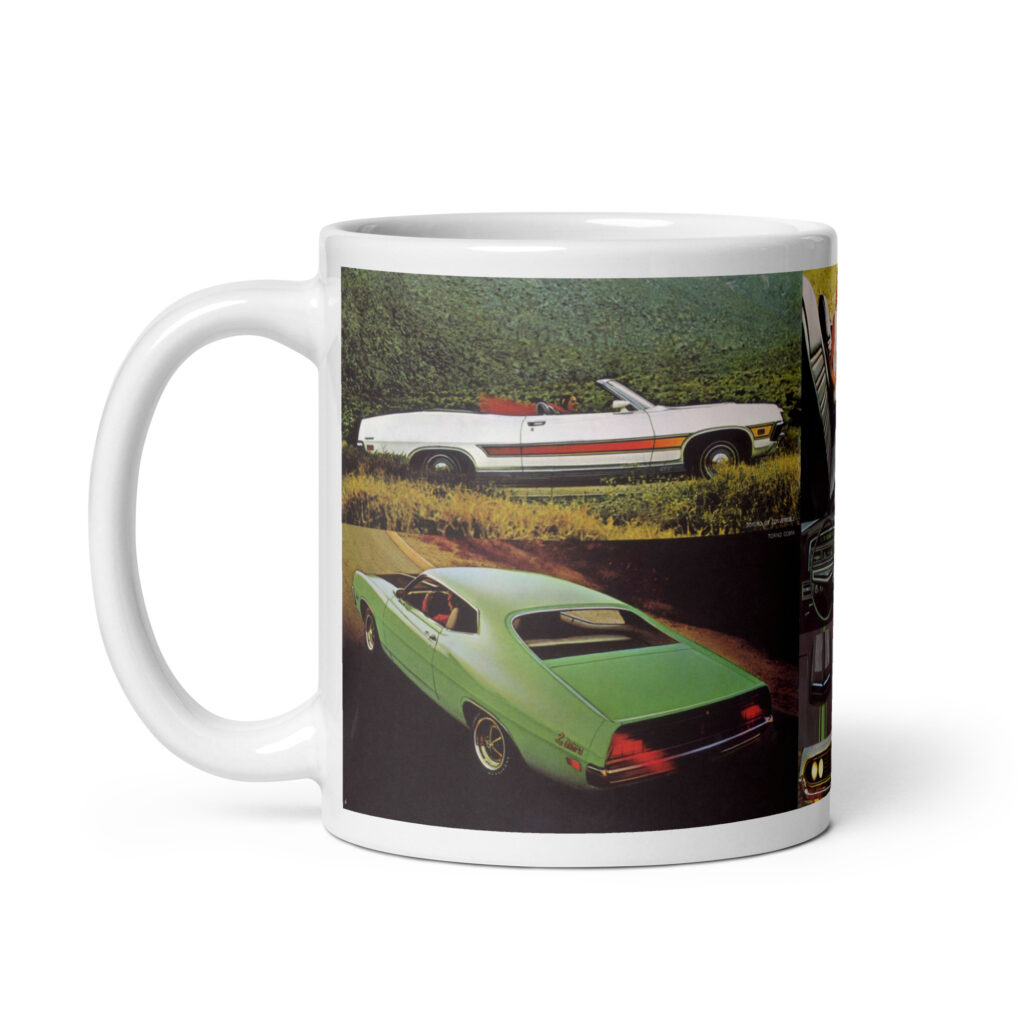 71 Ford Torino Cobra GT Sports Set Sales Brochure Coffee Mug Convertible 429 CJ