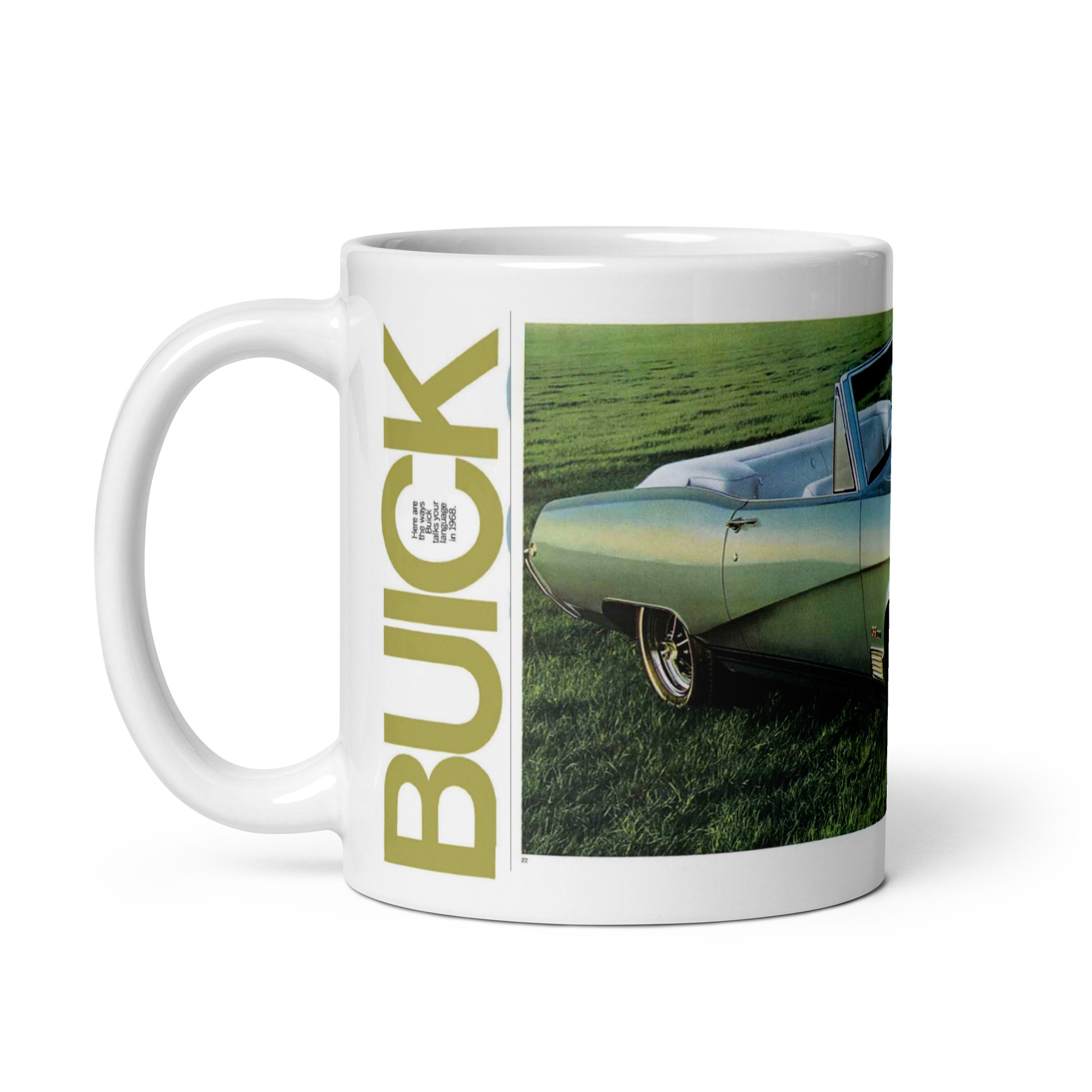 1968 Buick GS400 Sales Brochure Coffee Mug GS 400 Convertible - Image 2