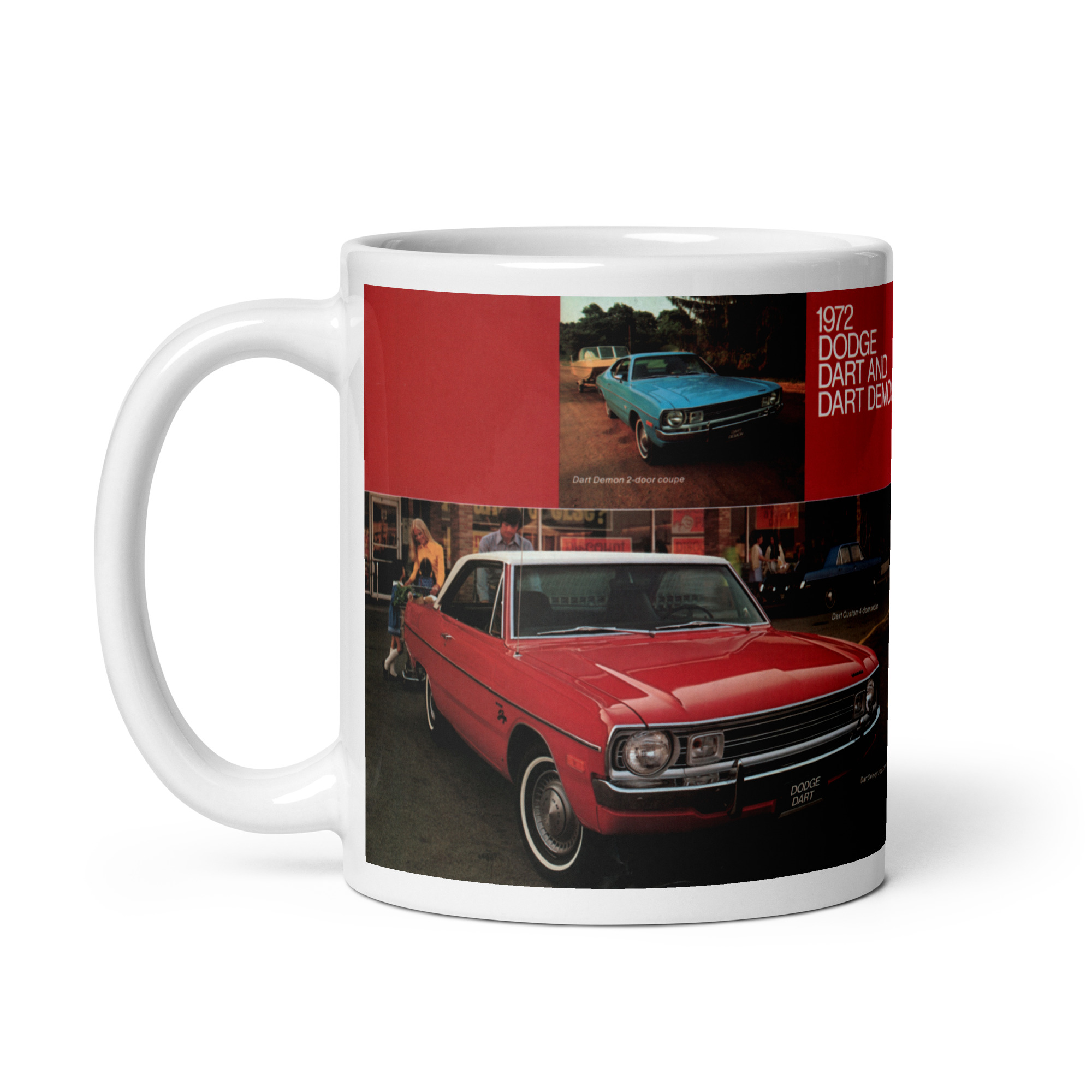 1972 Dodge Dart Demon Sales Brochure Coffee Mug 318 /6 340 Swinger - Image 3