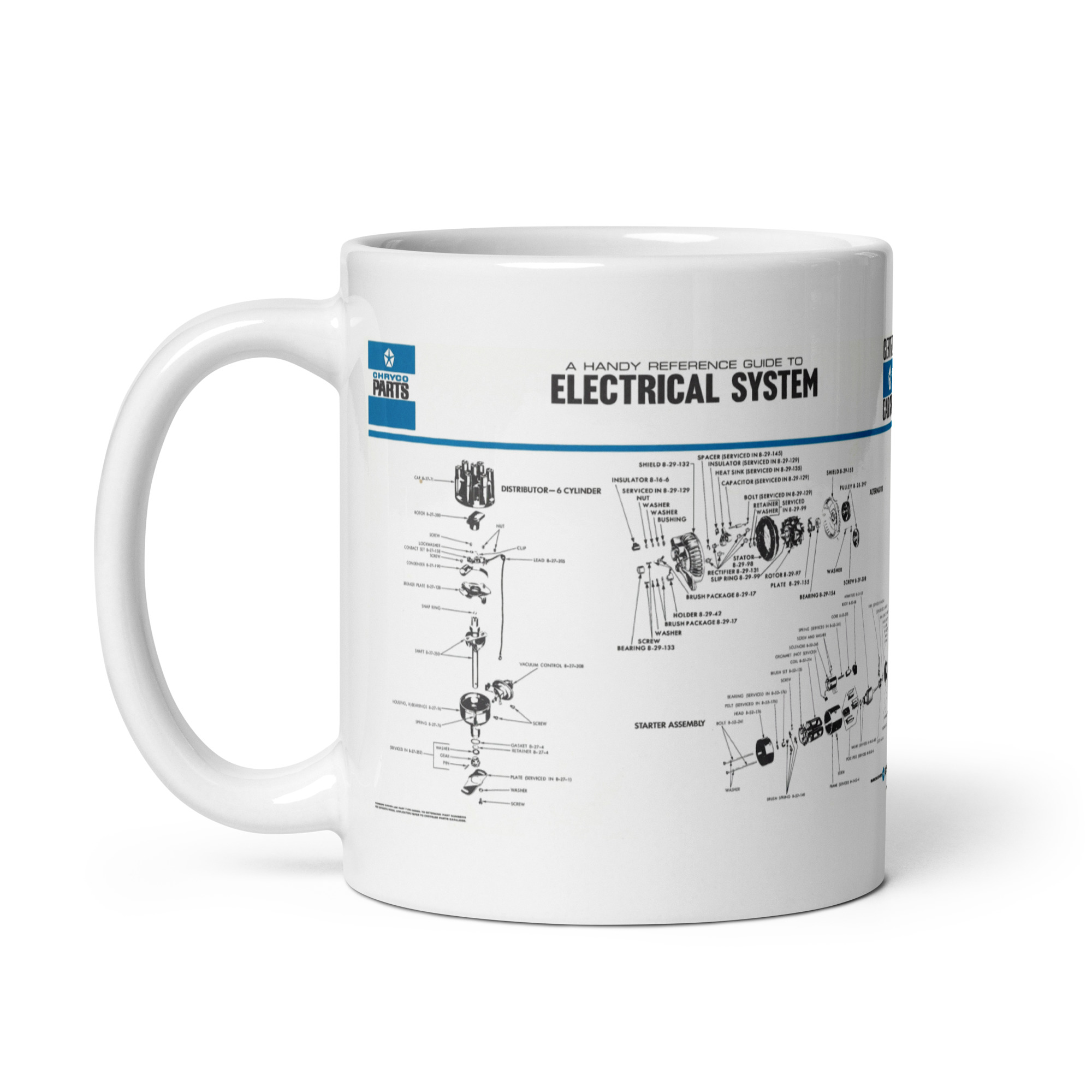 Mopar Chryco Parts Handy Reference Guide Parts Diagrams Electrical - Image 3