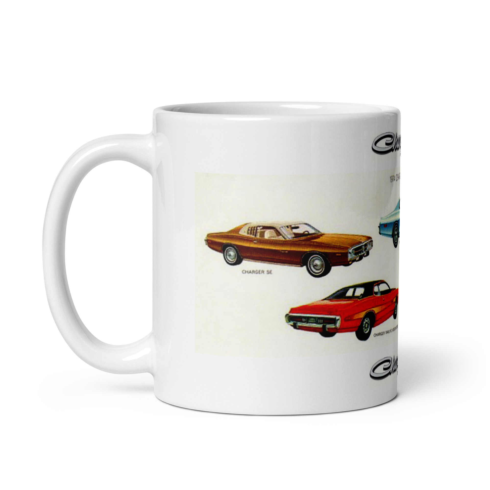 1974 Dodge Charger Selector Sales Brochure Page Coffee Mug 360 400 440 - Image 3