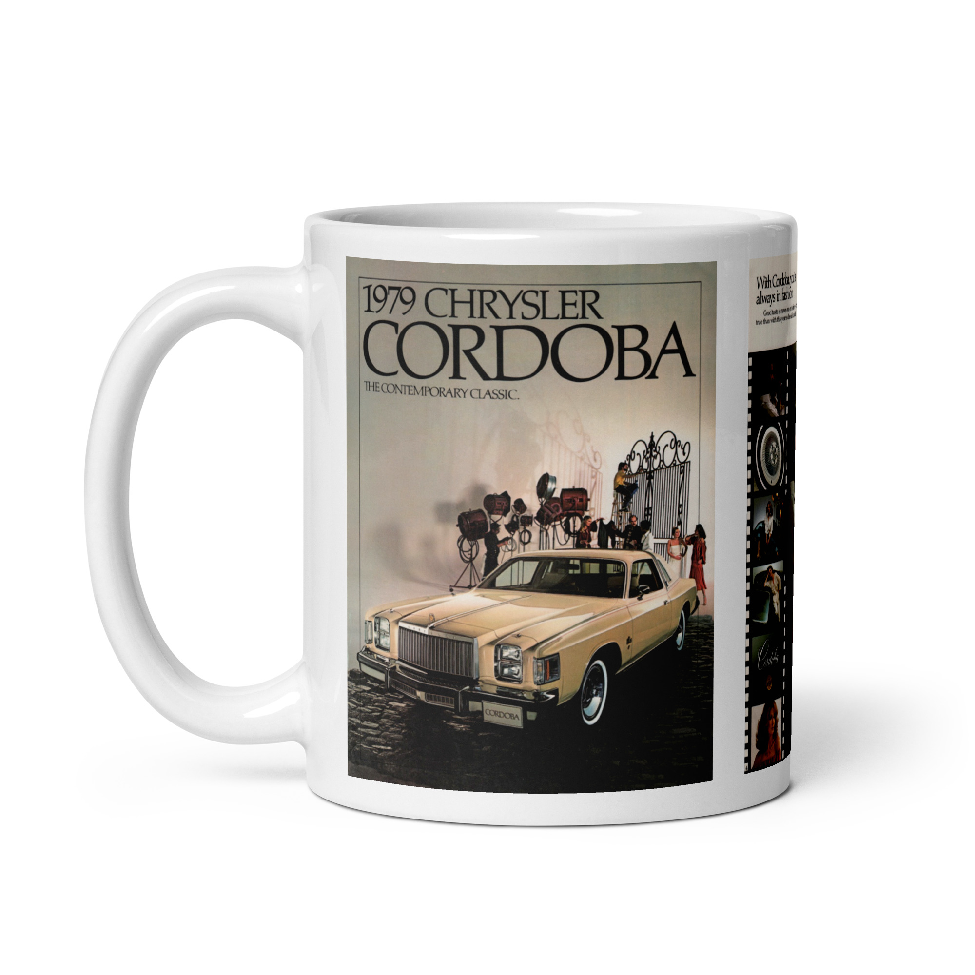 1979 Chrysler Cordoba Sales Brochure Coffee Mug 318 360 T-Top - Image 2