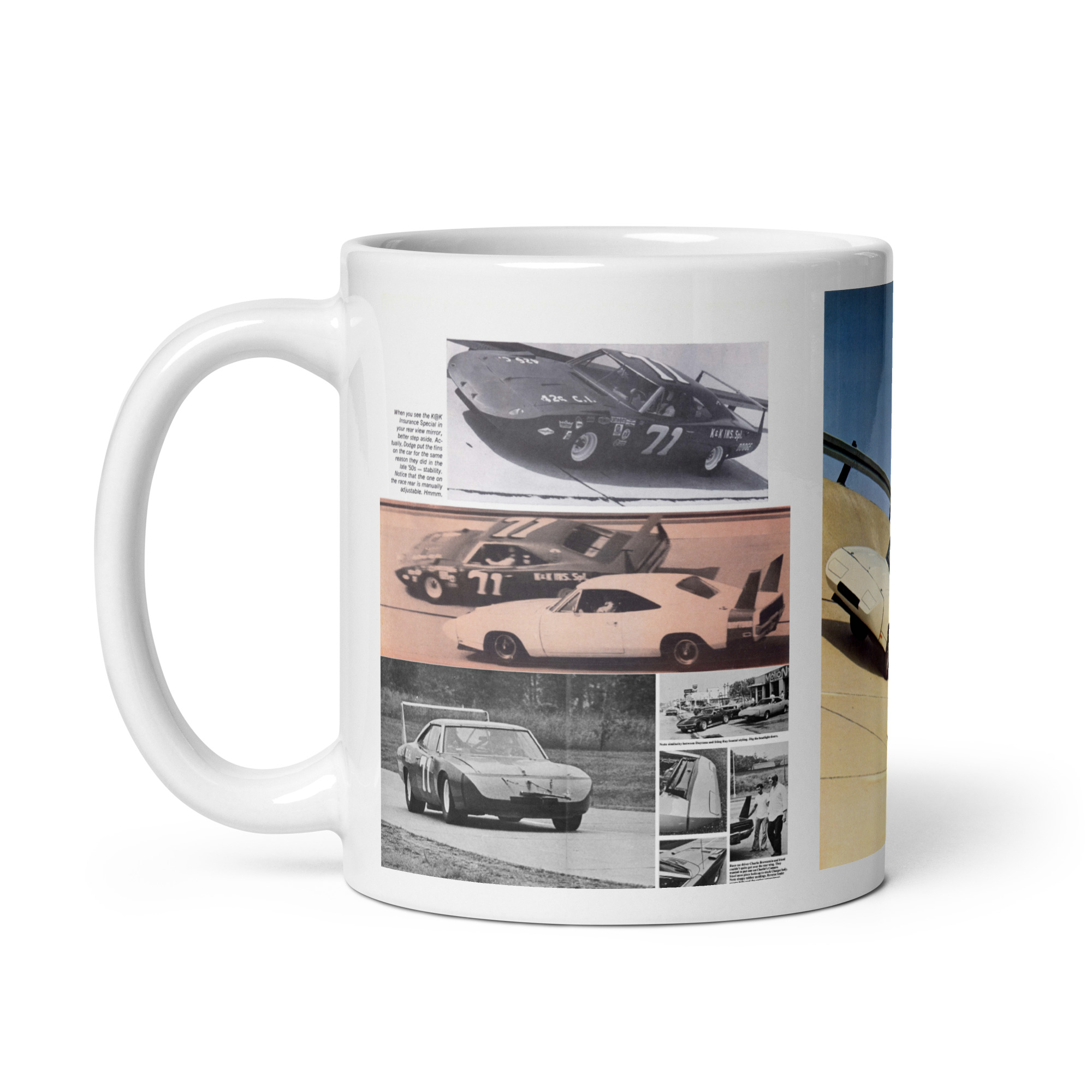 1969 Dodge Daytona Magazine Article Coffee Mug #2 440 426 Hemi - Image 3