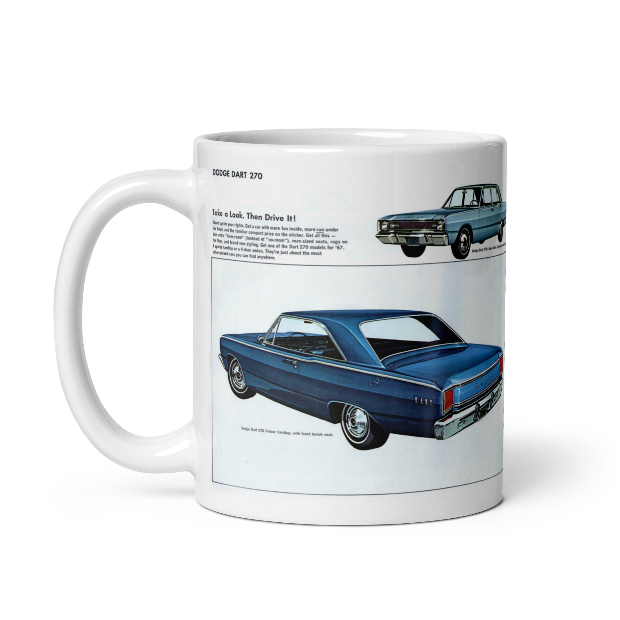 1967 Dodge Dart and 270 Sales Brochure Coffee Mug 273 225