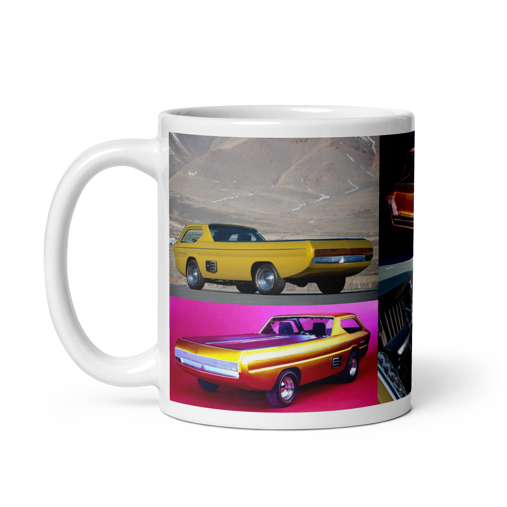 1967 Dodge Deora Concept Car Coffee Mug Doorless 225 /6 Gold - Image 3