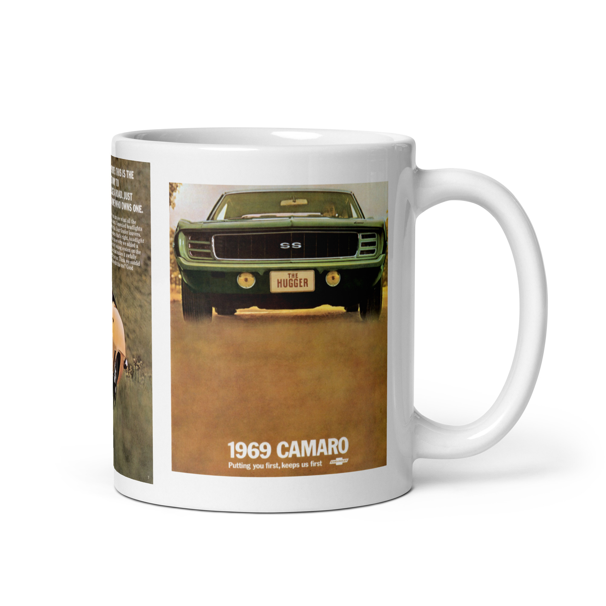 69 Camaro Sales Brochure Coffee Mug Cover and RS Convertible 230 250 307 327 - Image 2
