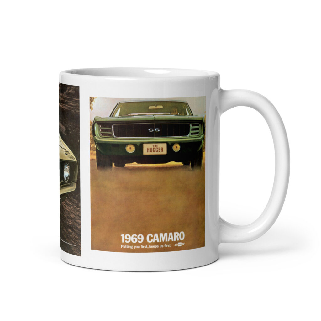 69 Camaro Sales Brochure Coffee Mug Cover and Introduction SS 350 SS 396