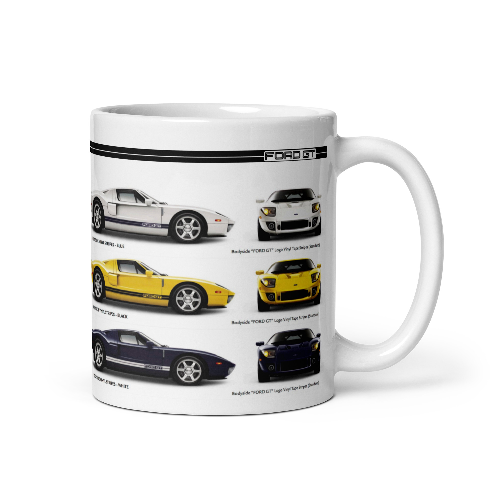 2005 Ford GT Sales Brochure Coffee Mug The 6 Standard Colors 5.4L - Image 2