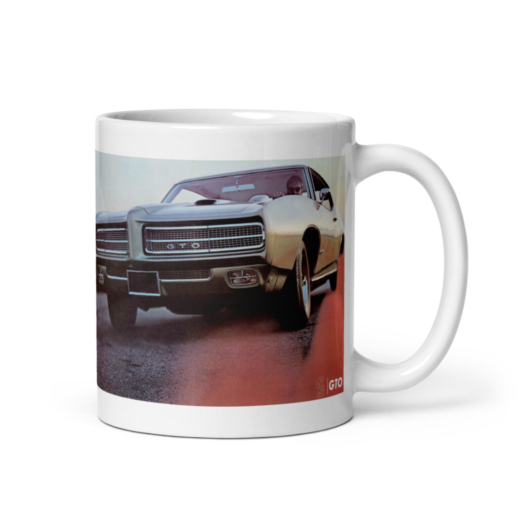 1969 Pontiac Performance Brochure Coffee Mug GTO Ram Air 400