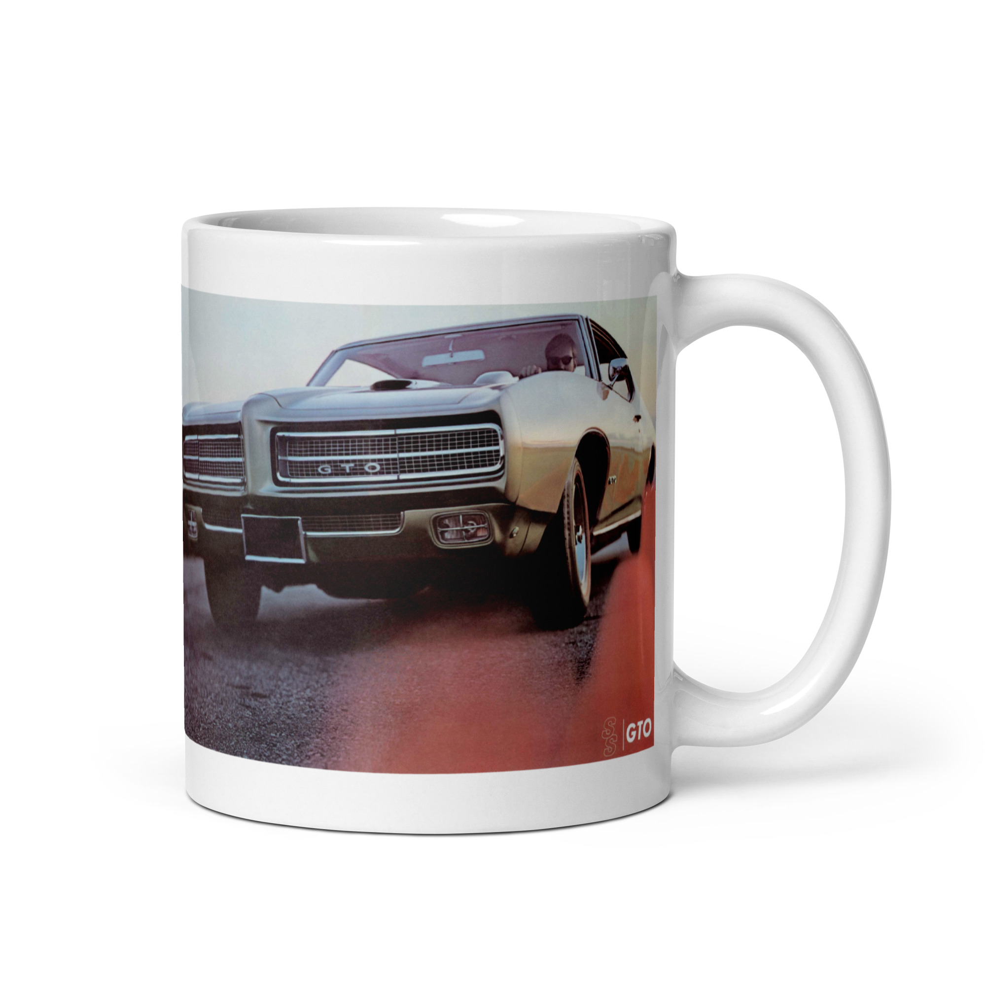 1969 Pontiac Performance Brochure Coffee Mug GTO Ram Air 400