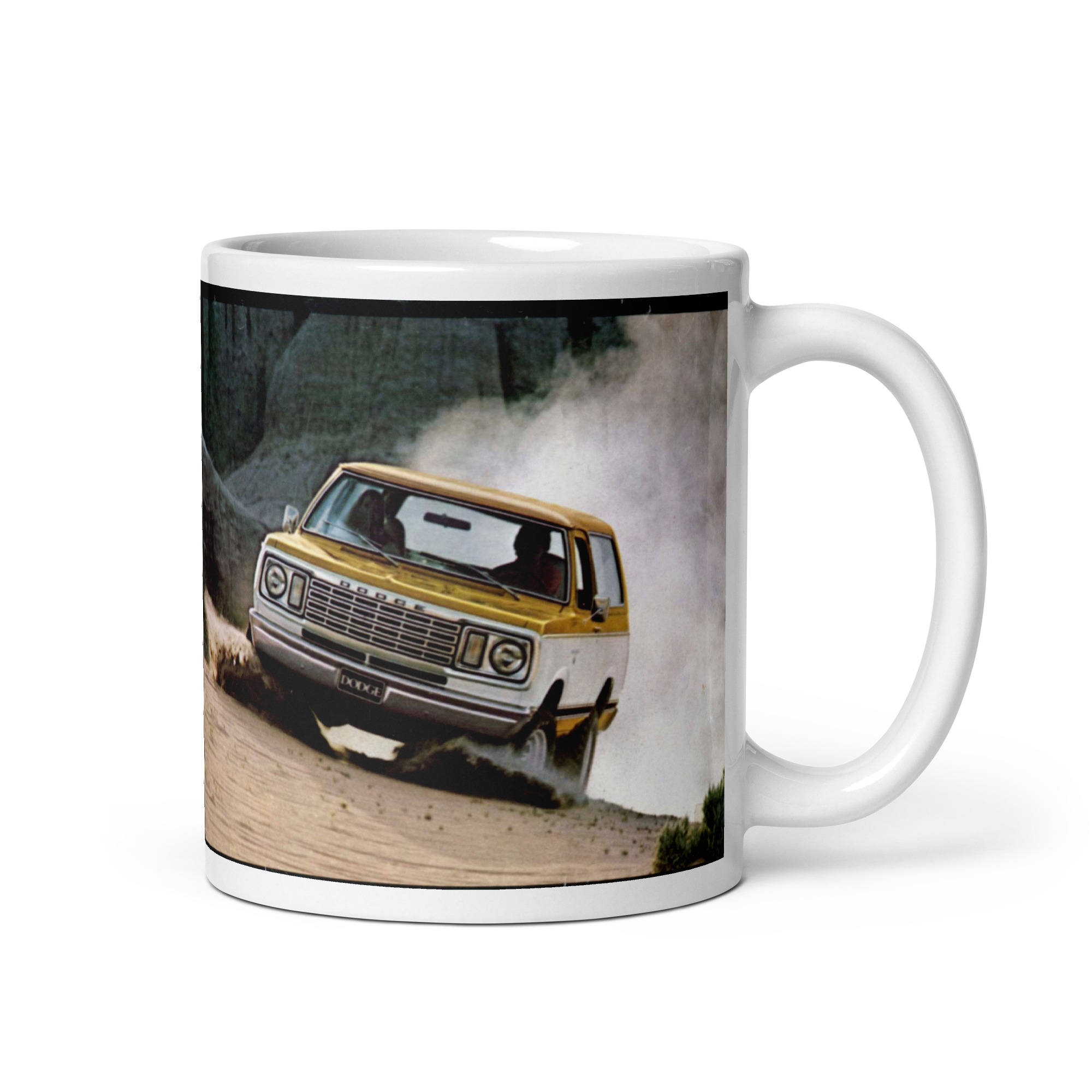 1977 Dodge Ramcharger Sales Brochure Cover Coffee Mug 318 360 440 - Image 2