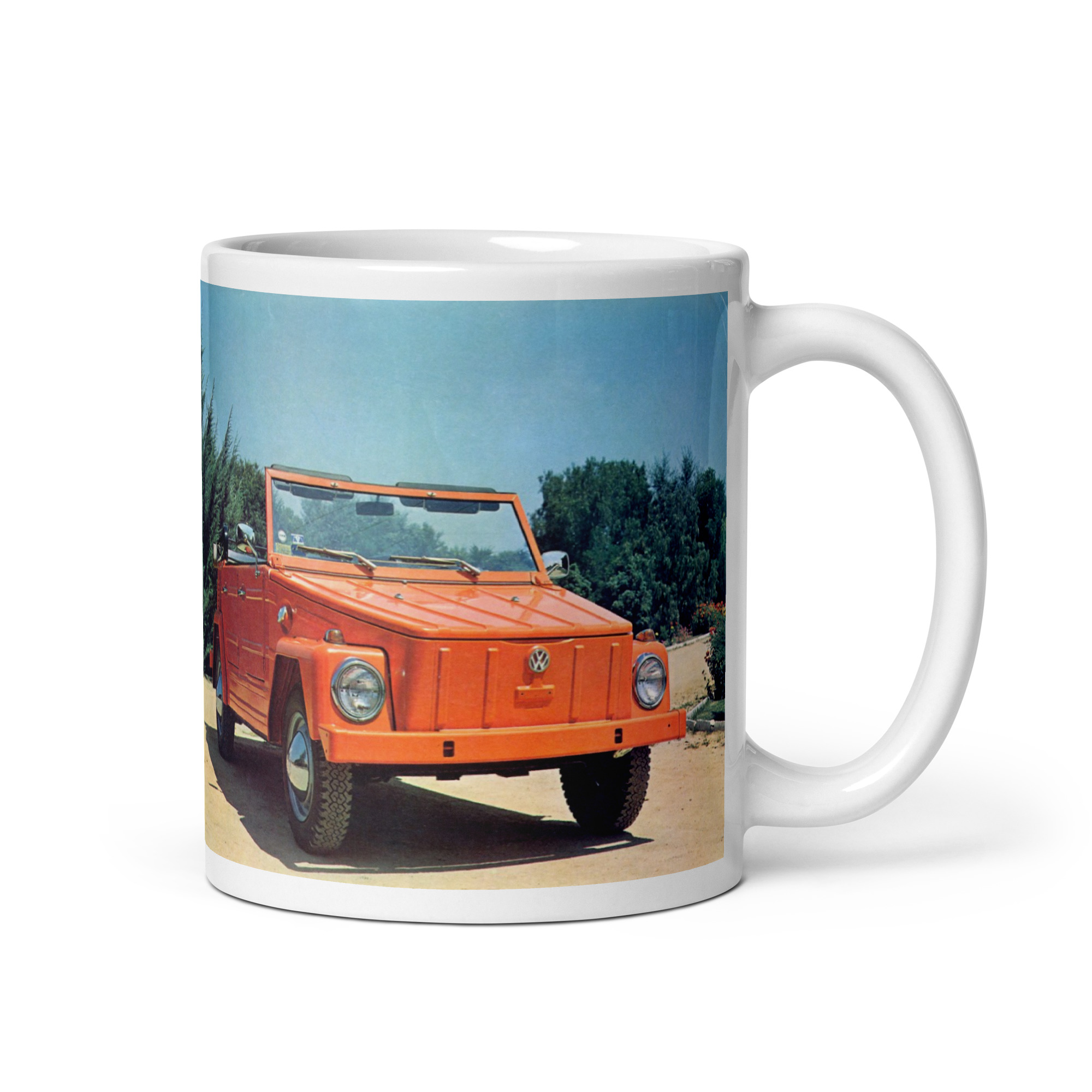 1972 Volkswagon Thing Sales Brochure Coffee Mug - Image 2