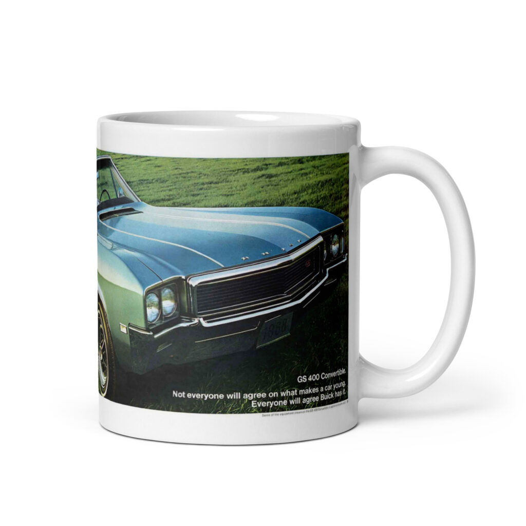 1968 Buick GS400 Sales Brochure Coffee Mug GS 400 Convertible