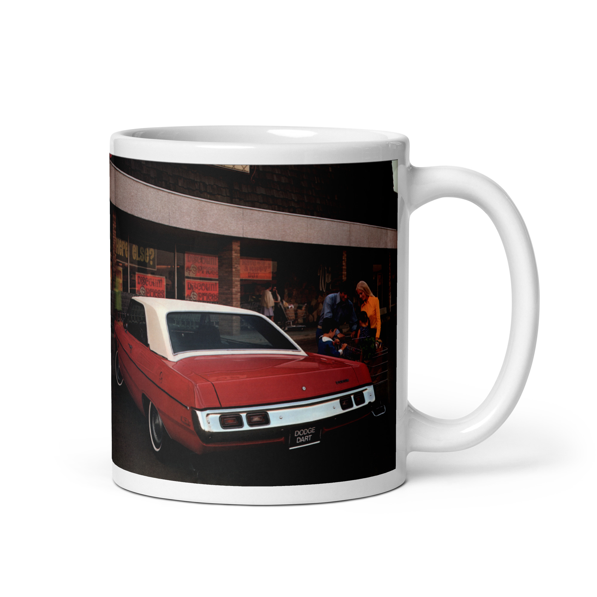 1972 Dodge Dart Swinger Sales Brochure Coffee Mug 318 /6 340 Demon - Image 2