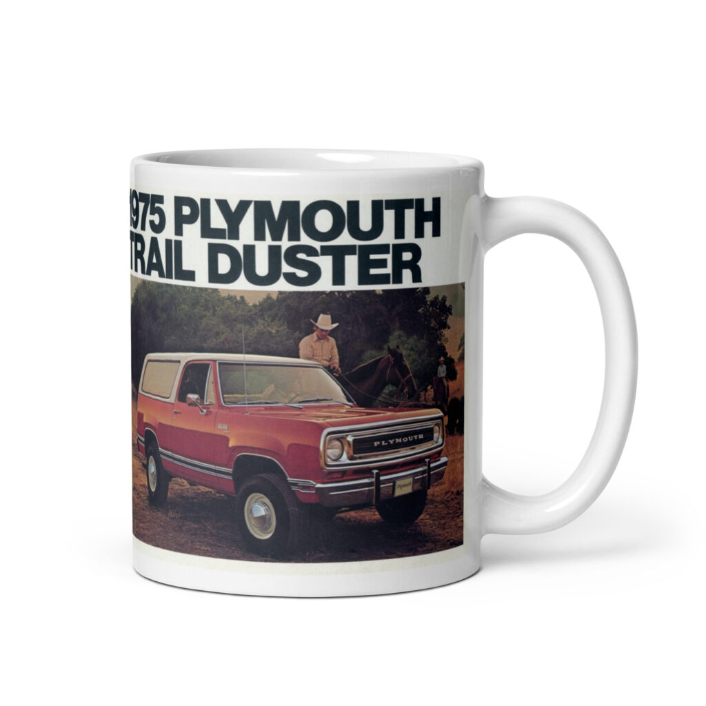1975 Plymouth Trailduster Sales Brochure Coffee Mug 360 400 440