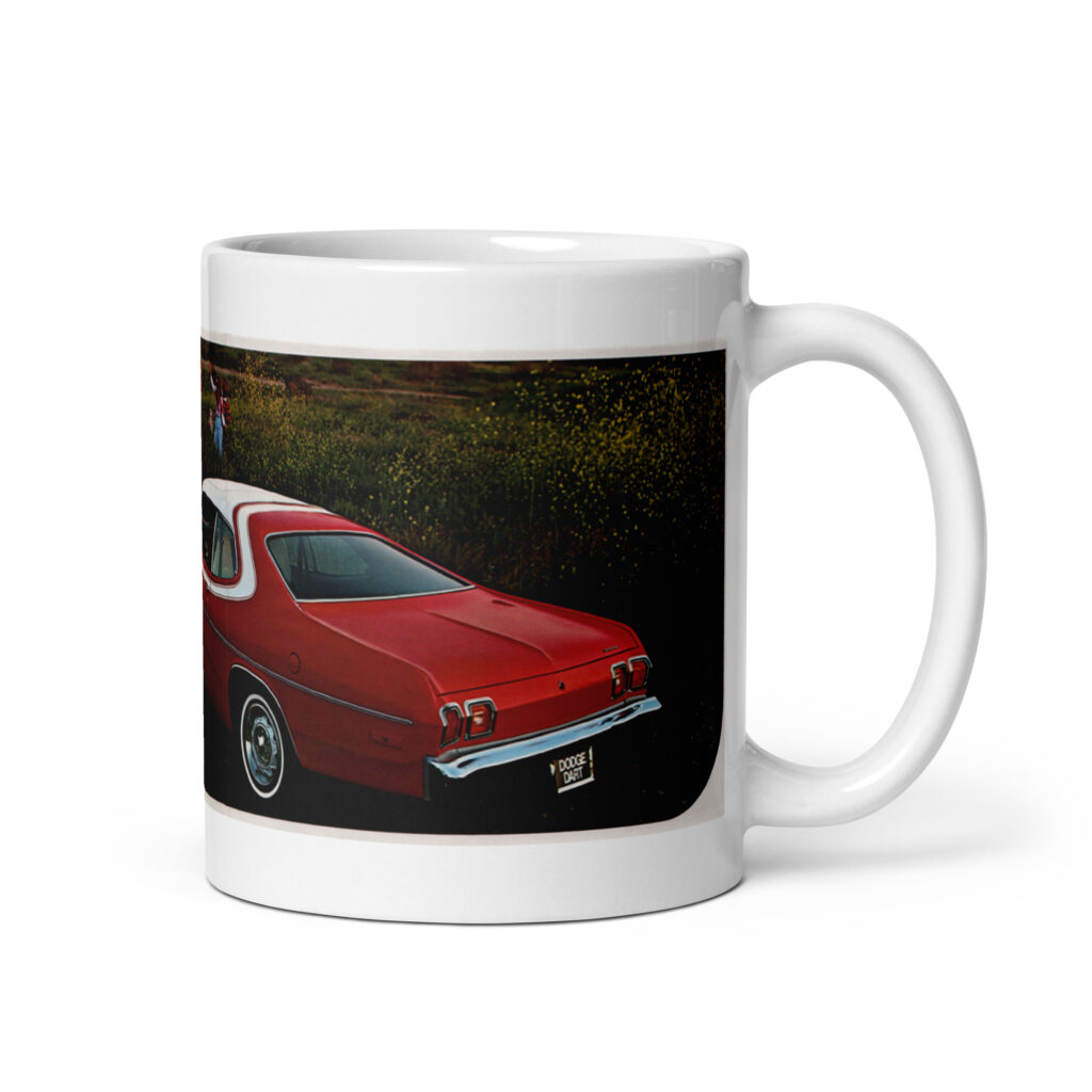 1974 Dodge Dart Sport Sales Brochure Coffee Mug 360 4BBL