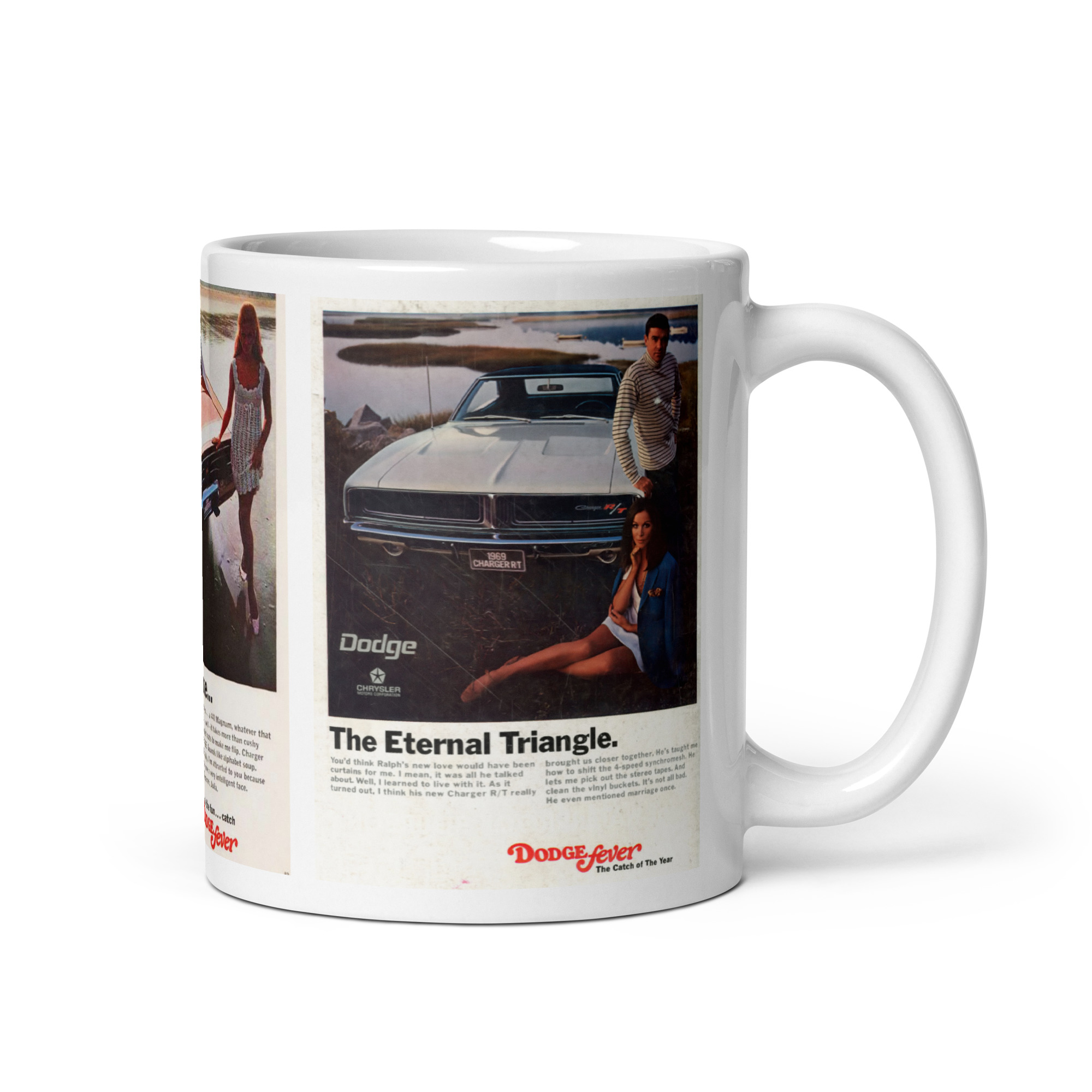 1969 Dodge Charger R/T 3 Magazine Ads Coffee Mug Mother Lee Eternal 440 426 - Image 2