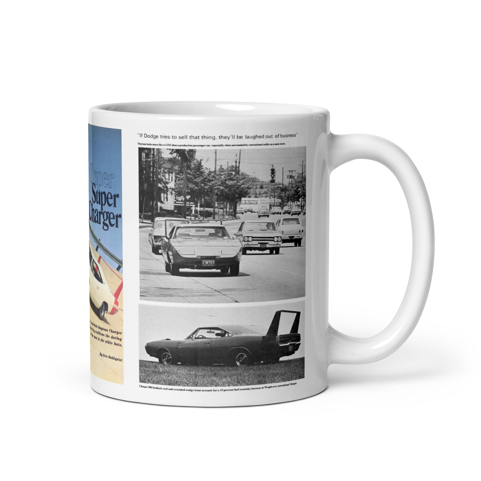 1969 Dodge Daytona Magazine Article Coffee Mug #2 440 426 Hemi - Image 2