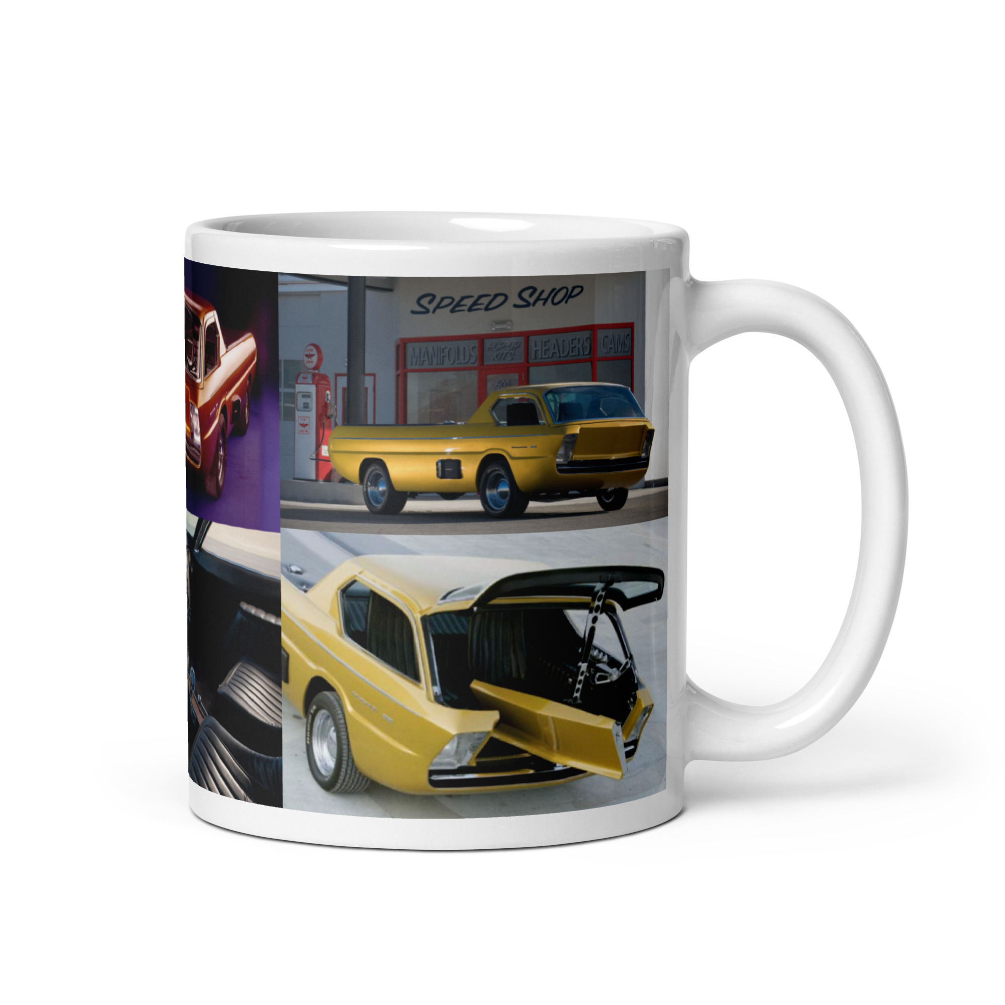 1967 Dodge Deora Concept Car Coffee Mug Doorless 225 /6 Gold - Image 2