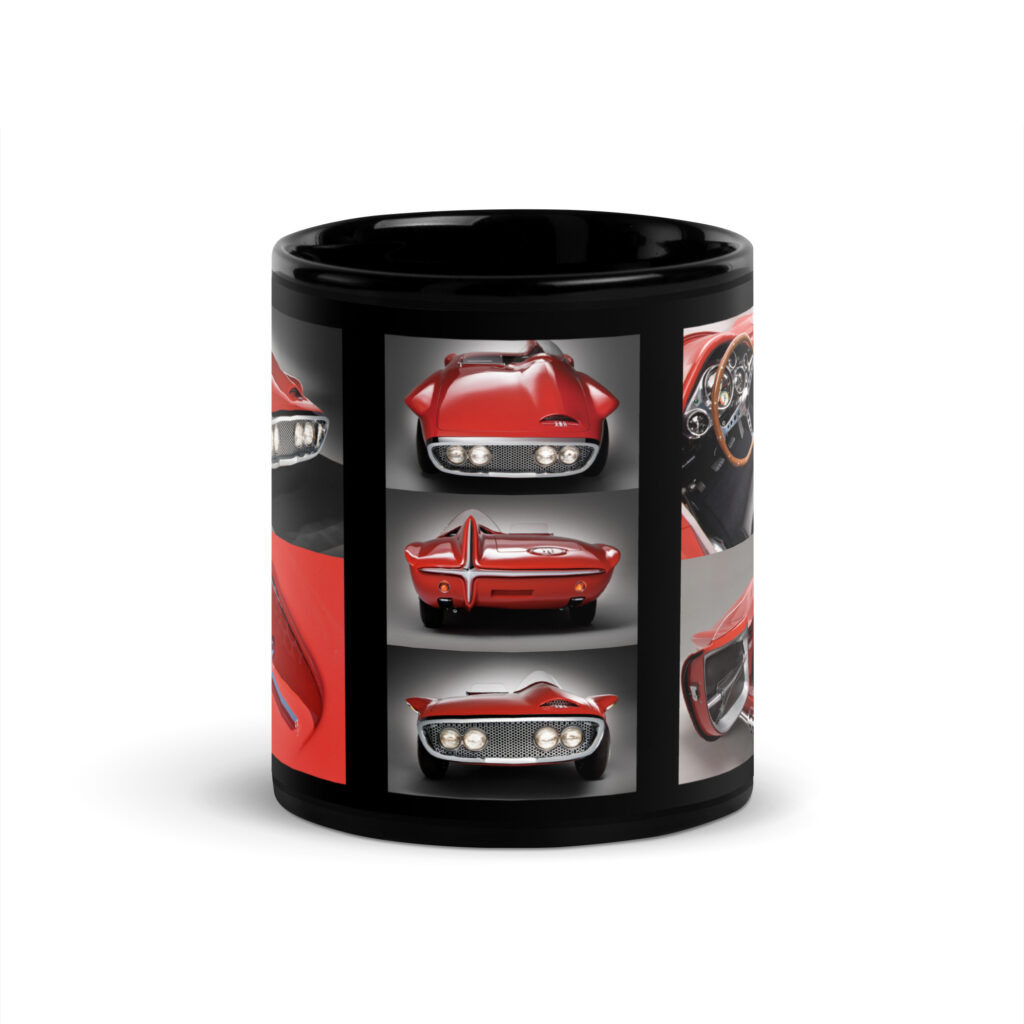 1960 Plymouth XNR Asymmetrical Concept Mug #2 - Monoposto & Global Survivor Edition