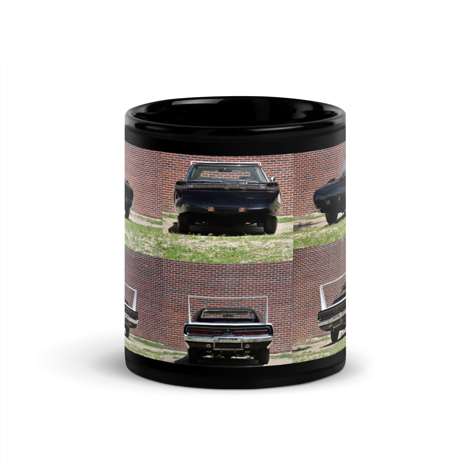 1969 X9 Dodge Hemi Dodge Charger Daytona Black Glossy Mug A833 4.10 Dana 60