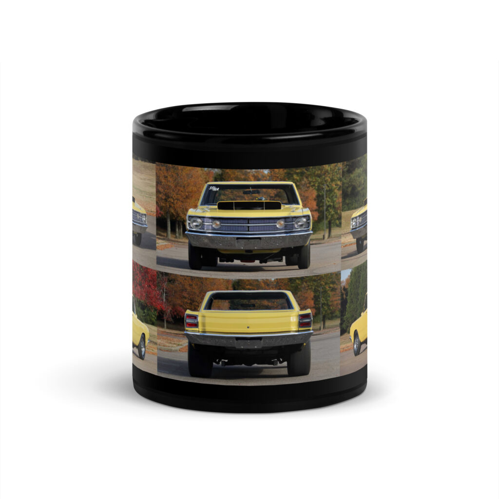 1968 Hurst Hemi Dart LO23M8B Black Glossy Mug Mancini Racing Fame