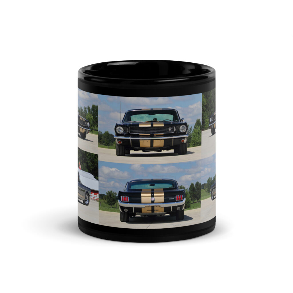 1966 Hurst Shelby GT350-H Black Glossy Mug (6 Photos / 289 Hi-Po Edition)