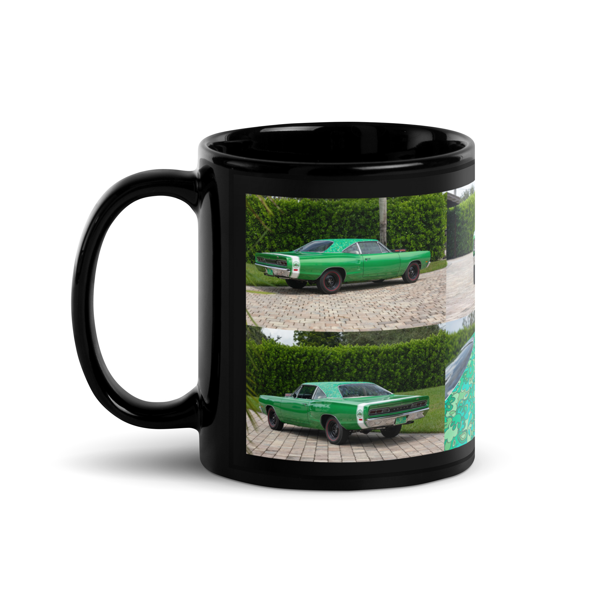 1969 1/2 A12 Dodge Super Bee Black Glossy Mug Floral Top A833 Dana 4.10 F6 - Image 2