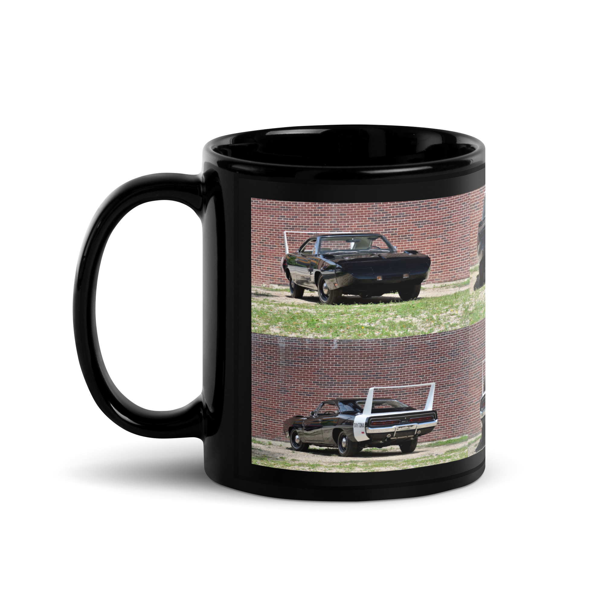 1969 X9 Dodge Hemi Dodge Charger Daytona Black Glossy Mug A833 4.10 Dana 60 - Image 2