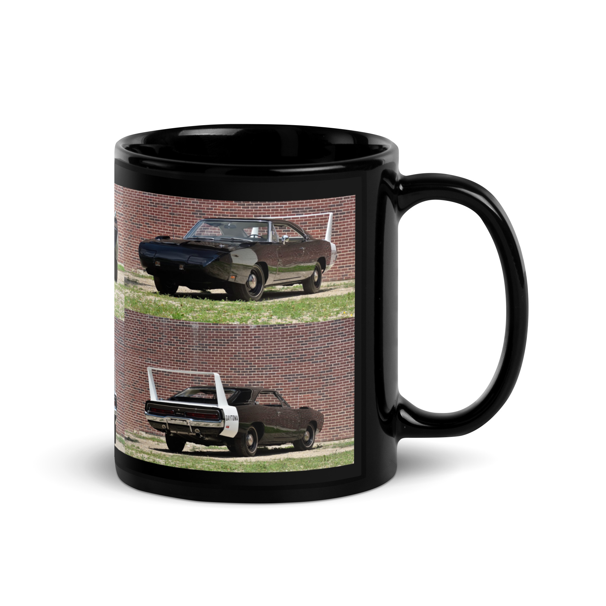 1969 X9 Dodge Hemi Dodge Charger Daytona Black Glossy Mug A833 4.10 Dana 60 - Image 3