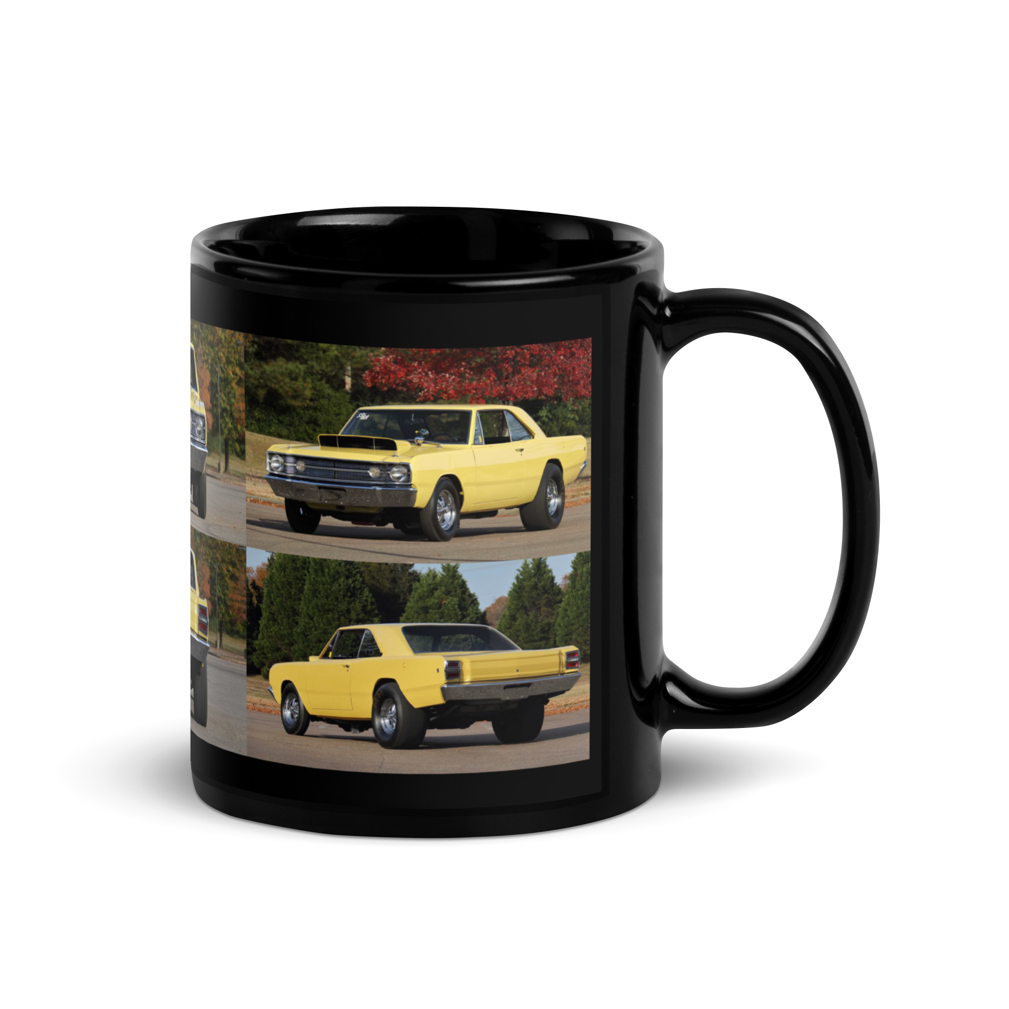 1968 Hurst Hemi Dart LO23M8B Black Glossy Mug Mancini Racing Fame - Image 2