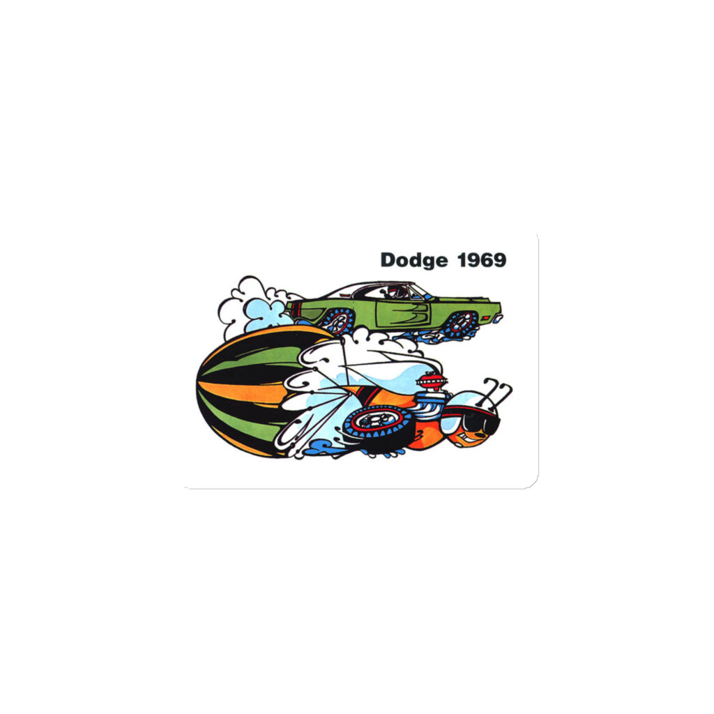 1969 Dodge Charger Bee Fun Magnet for Shop Fridge Toolbox 383 440 426