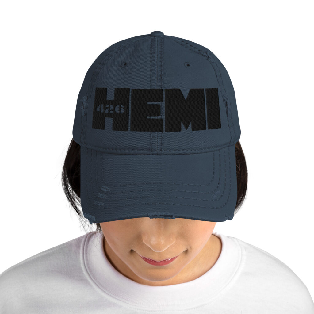 1966 – 1971 Mopar 426 HEMI "Elephant Motor" Performance Cap: Distressed Trackside Edition