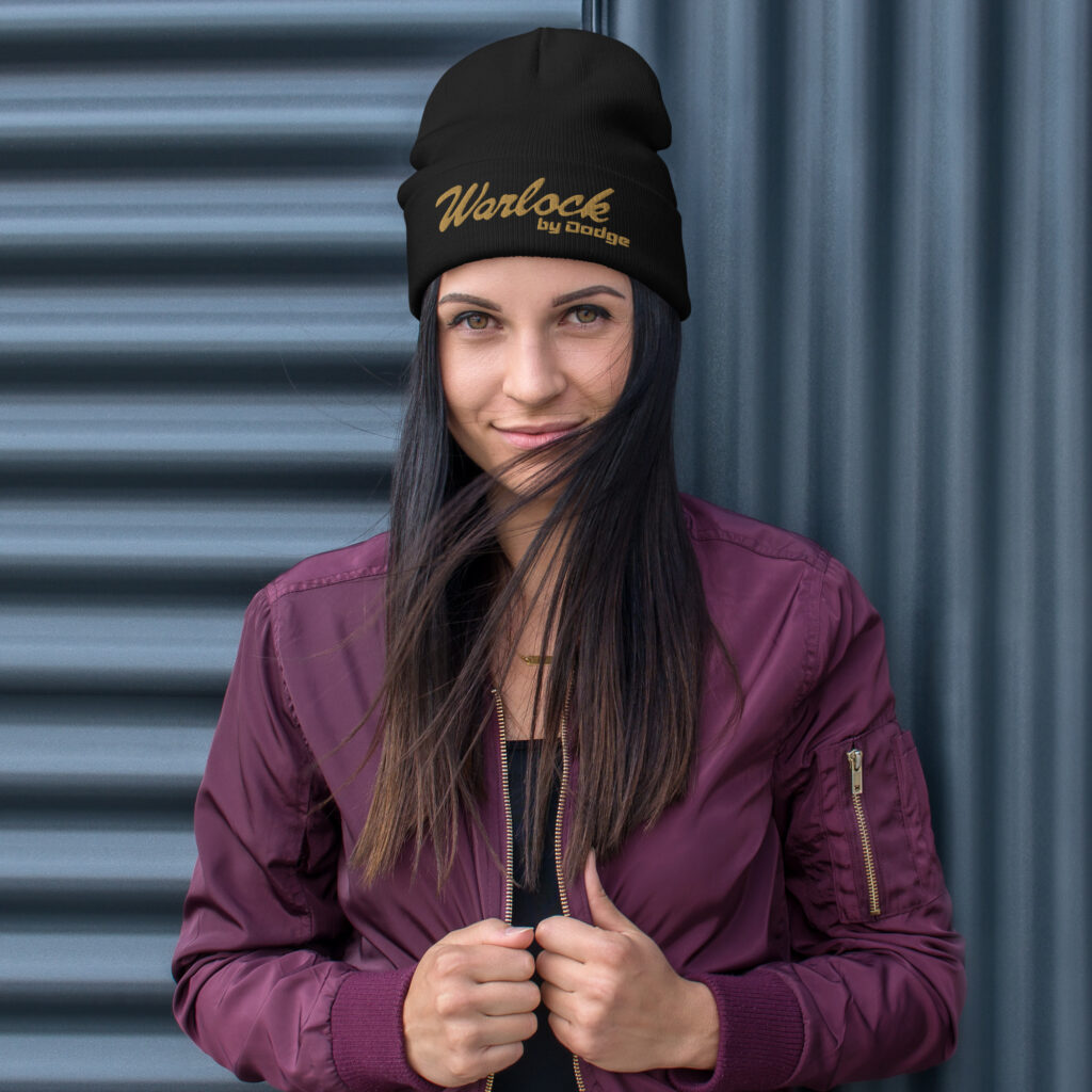 1976–1979 Dodge Warlock "Adult Toys" Cold-Weather Shield: Premium Knit Embroidered Beanie