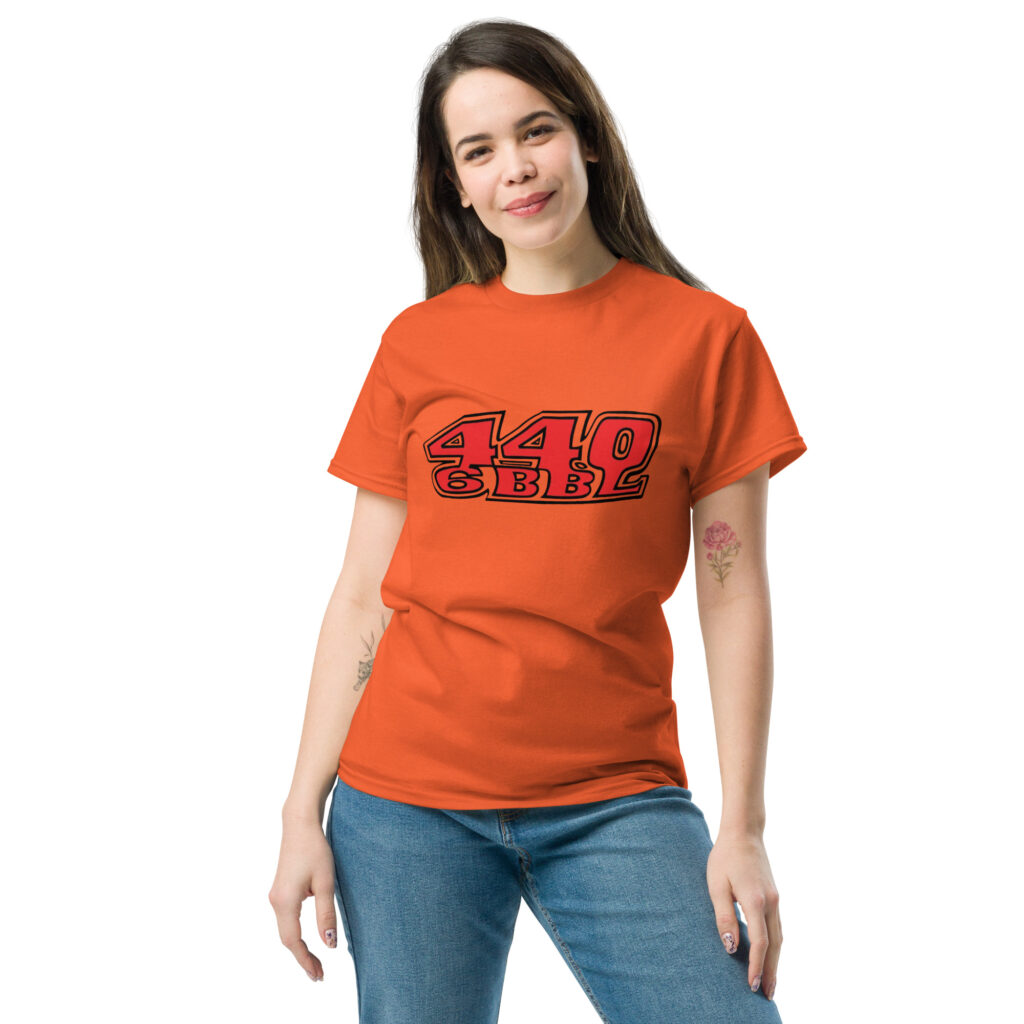 1969½ Plymouth Road Runner A12 440 6BBL Performance Tee: Unisex Classic Edition
