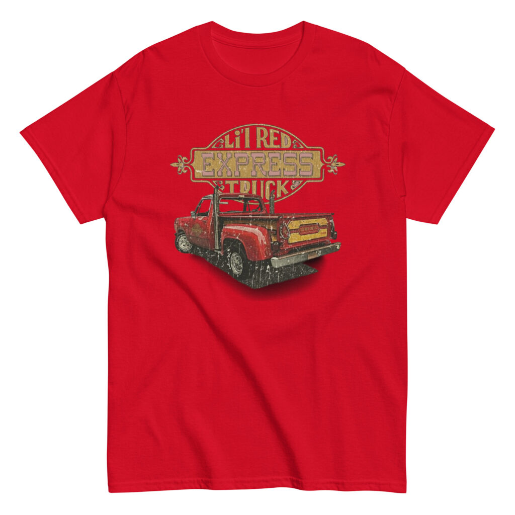 1978 – 1979 Dodge Li'l Red Express Truck Performance Tee: Unisex Classic Red Edition