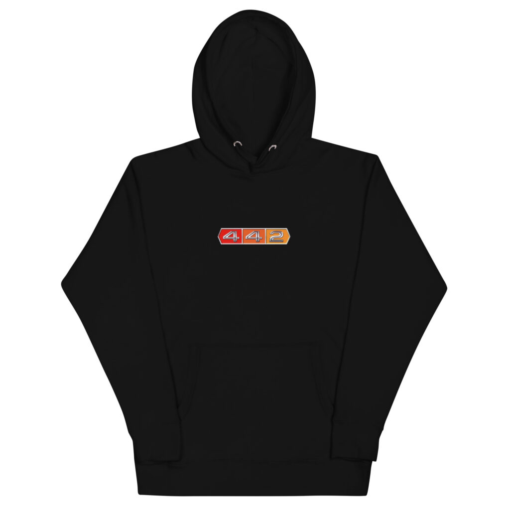 🛞 Oldsmobile 4-4-2 Emblem Premium Fleece Heavy-Duty Street Hoodie 🏎️