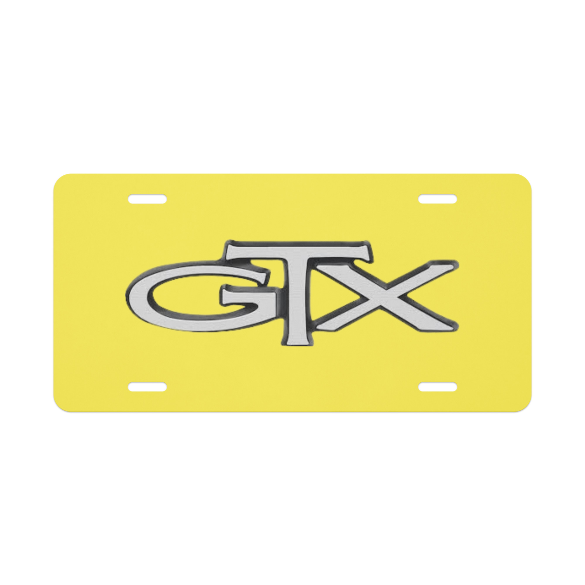 1970 – 1971 Plymouth GTX “Rapid Transit System” Vanity License Plate Lemon Twist FY1