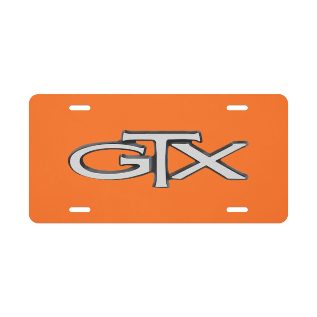 1969 - 1970 Plymouth GTX “Rapid Transit System” Vanity License Plate Vitamin C EK2