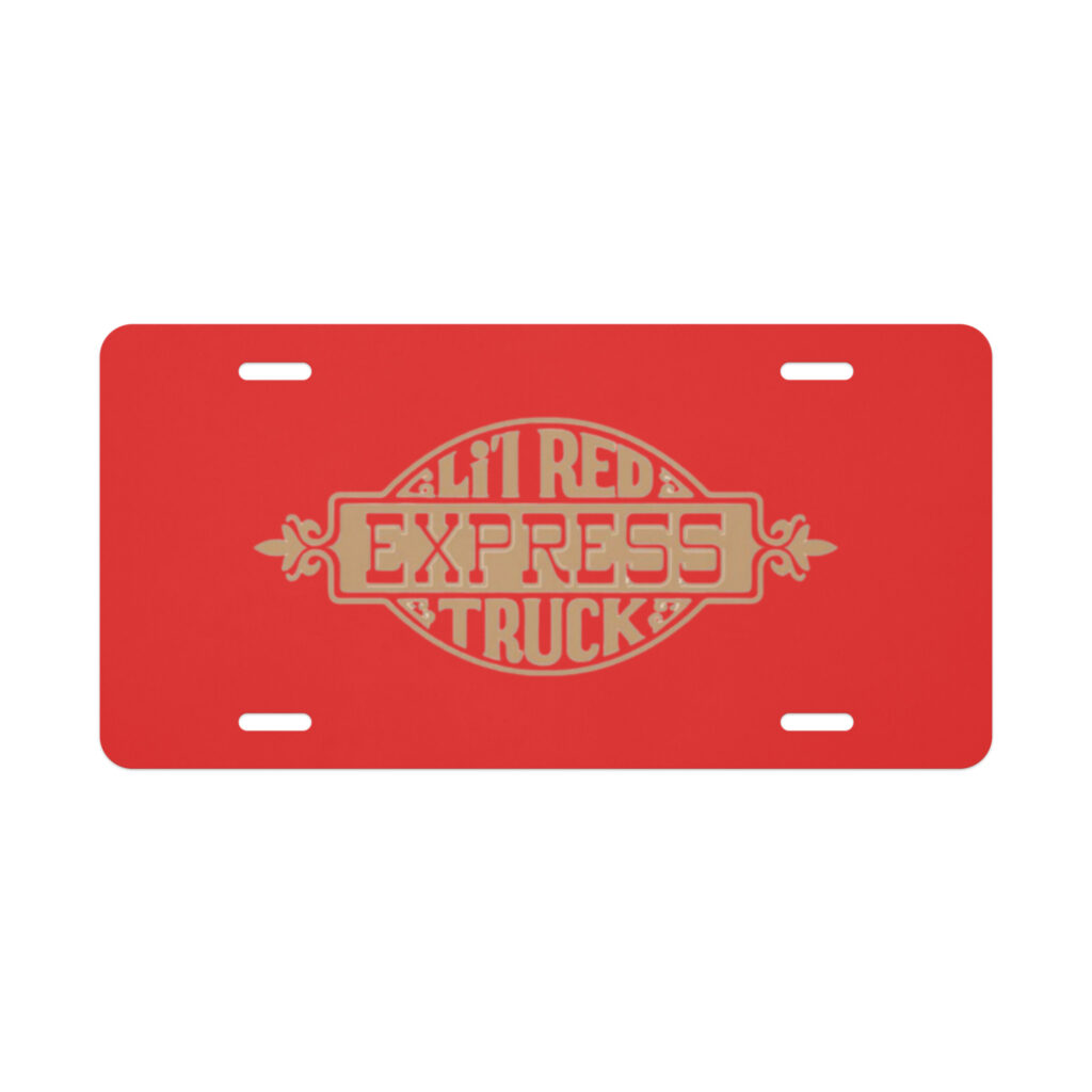 1978 – 1979 Dodge Li'l Red Express Truck "Adult Toys" Showroom Edition: Vanity License Plate