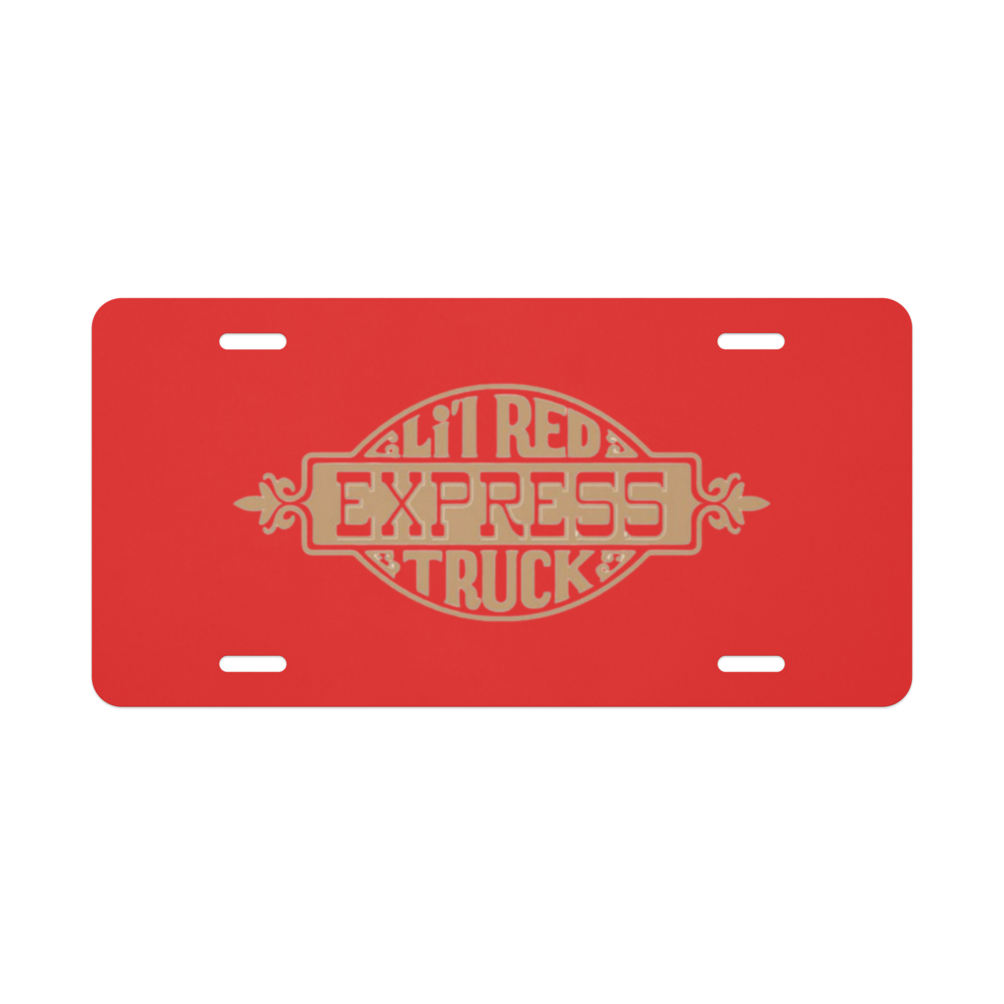 1978 – 1979 Dodge Li'l Red Express Truck "Adult Toys" Showroom Edition: Vanity License Plate