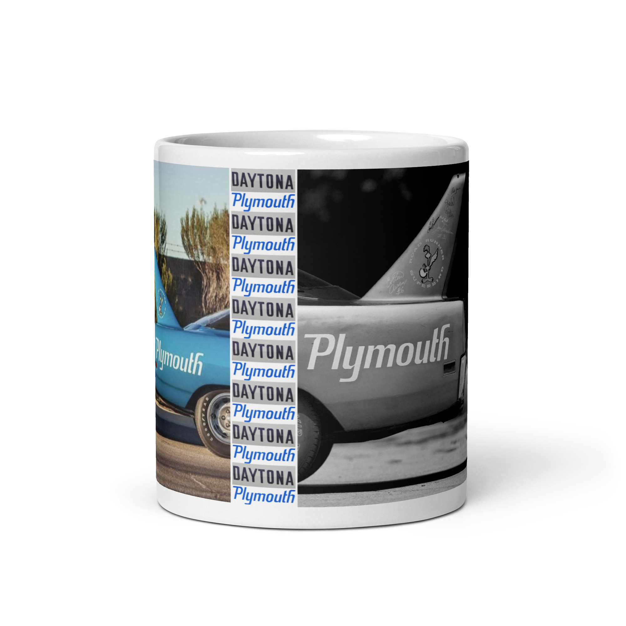 1969 Dodge Daytona 1970 Plymouth Superbird Coffee Mug Can't Decide? Have Both! - Image 3