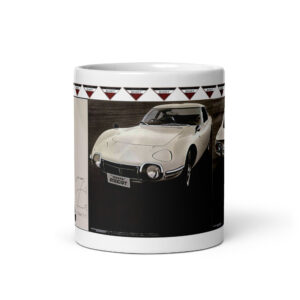 1967 Toyota 2000 GT Sales Brochure Coffee Mug Japan Engine 1988 CC DOHC