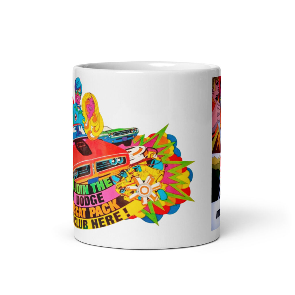 Claim Your Hive Pass: The 1970 1971 Dodge Scat Pack Club Recruitment Mug