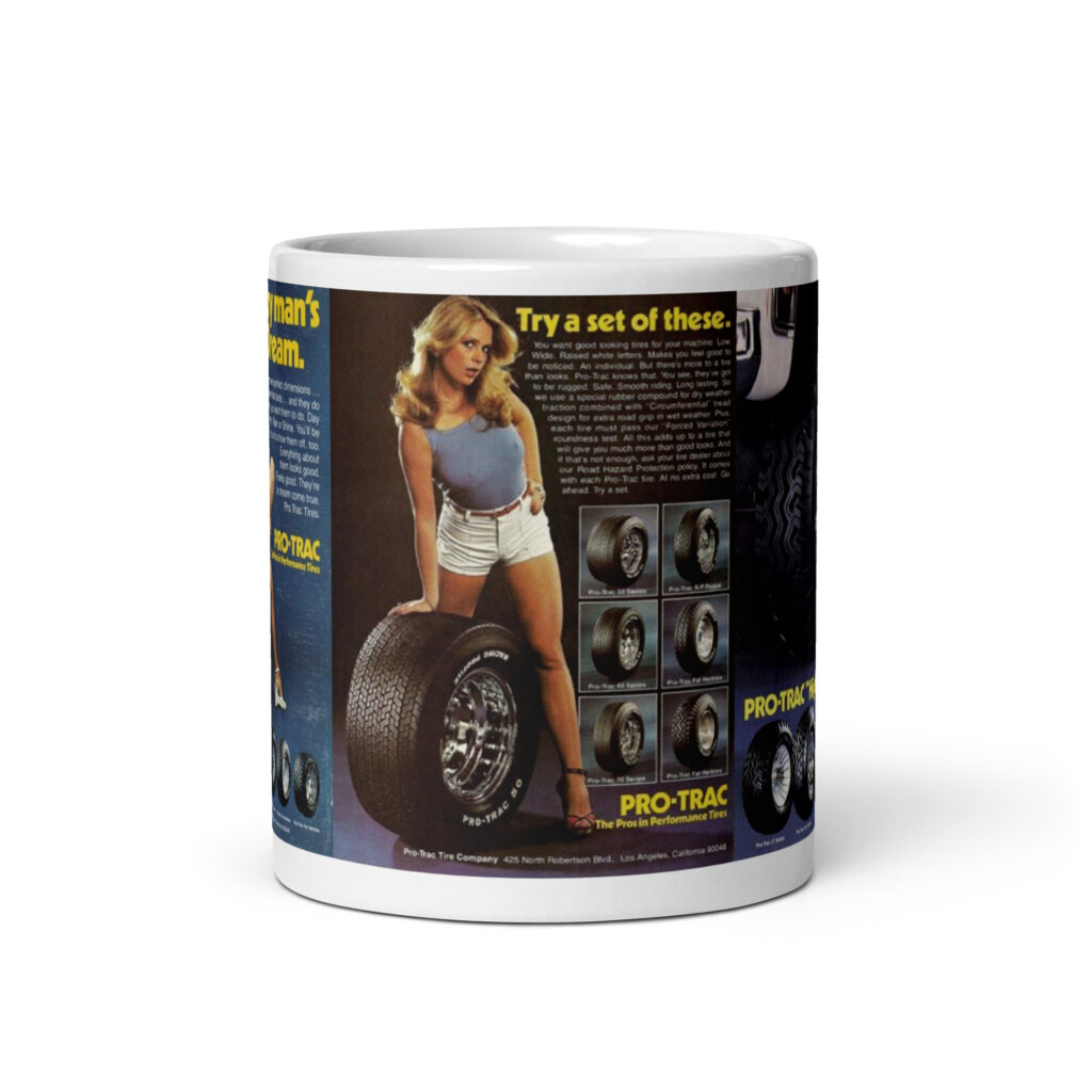 🏁 Stance is Everything: The Retro Pro Trac Tires 11 oz Triple Ad Mug! ⚡