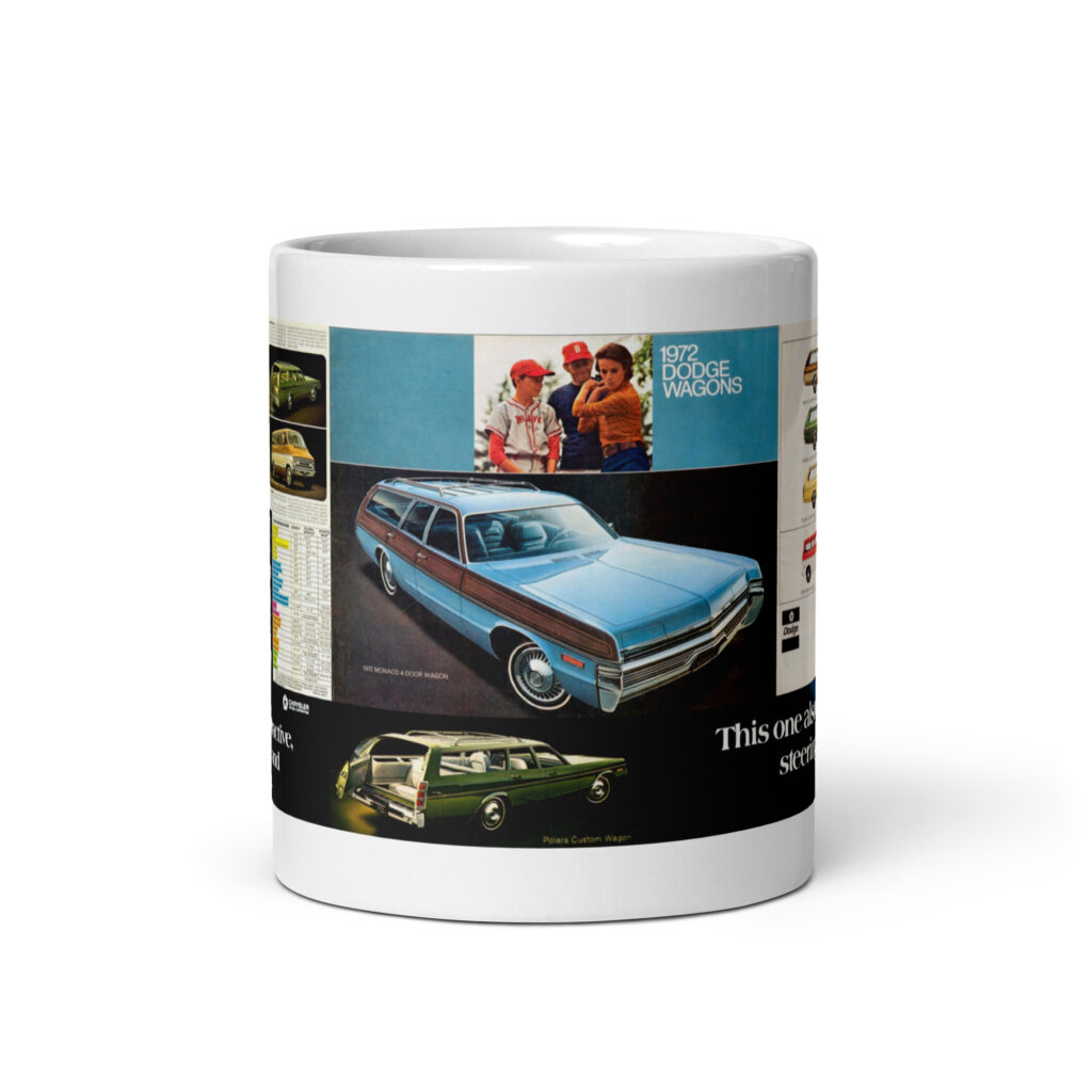 1972 Dodge Station Wagons Sales Brochure Coffee Mug Coronet Polara Monaco