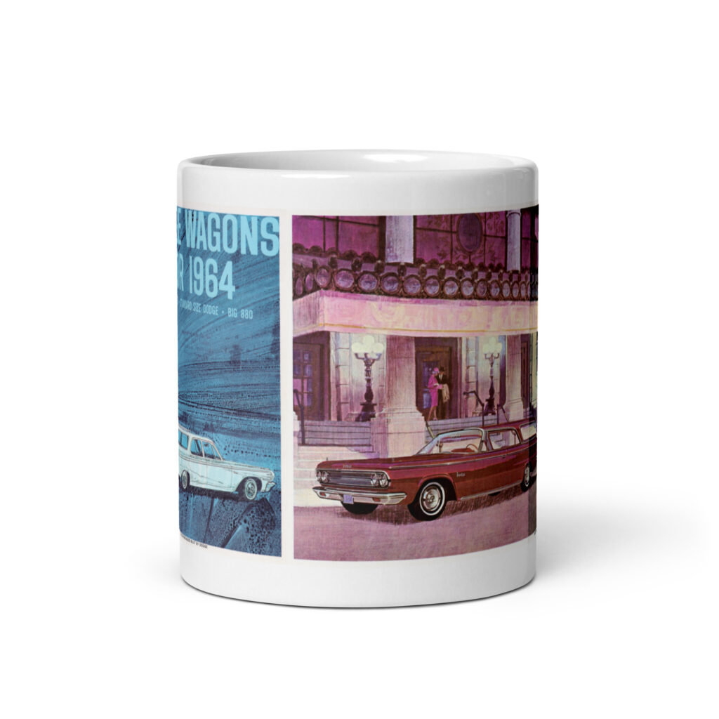1964 Mopar C-Body Dodge Custom 880 Wagon Factory Brochure Layout 11oz Mug
