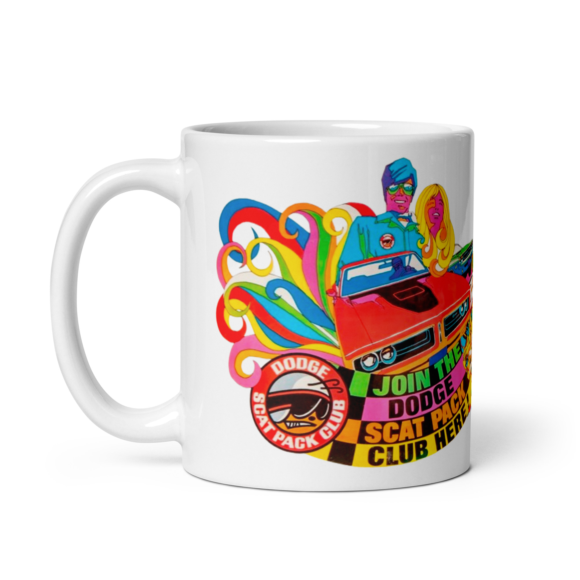 Claim Your Hive Pass: The 1970 1971 Dodge Scat Pack Club Recruitment Mug - Image 3