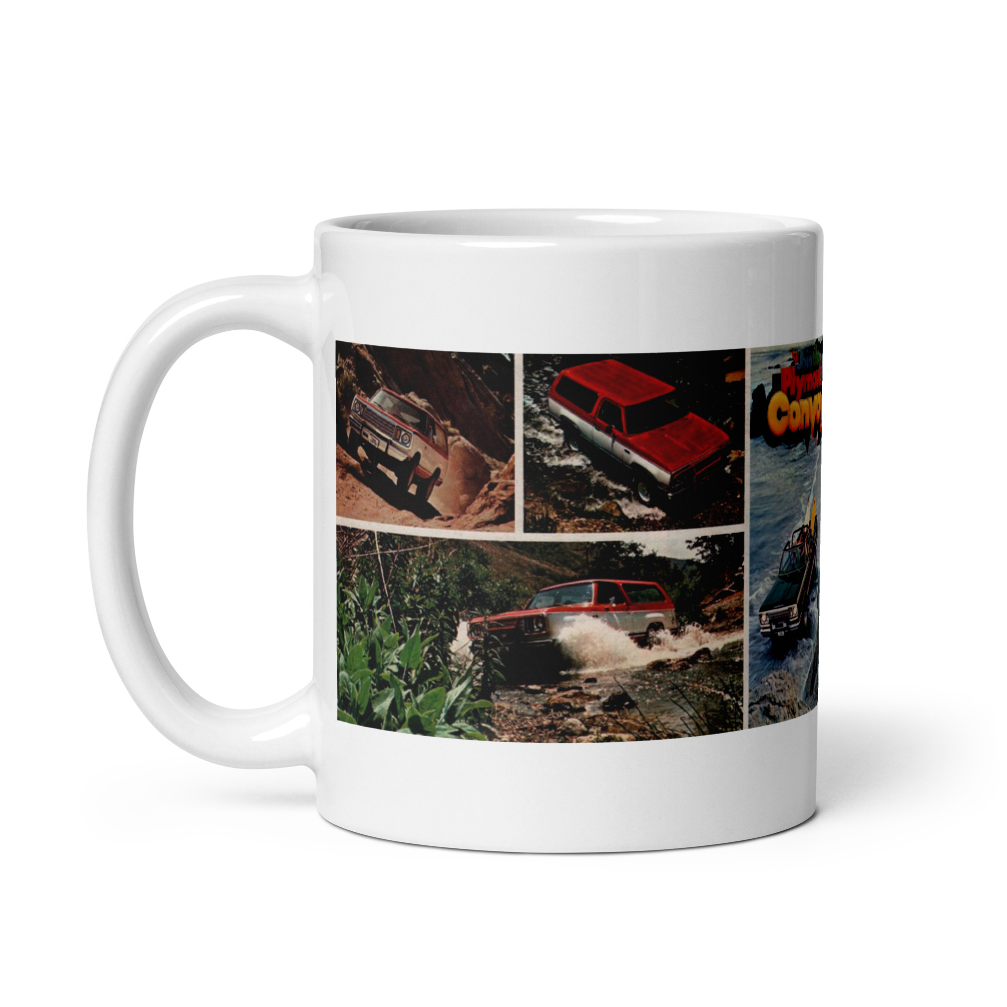 1978 Trailduster Sales Brochure Coffee Mug Join The Plymouth Convoy Soft Top - Image 3
